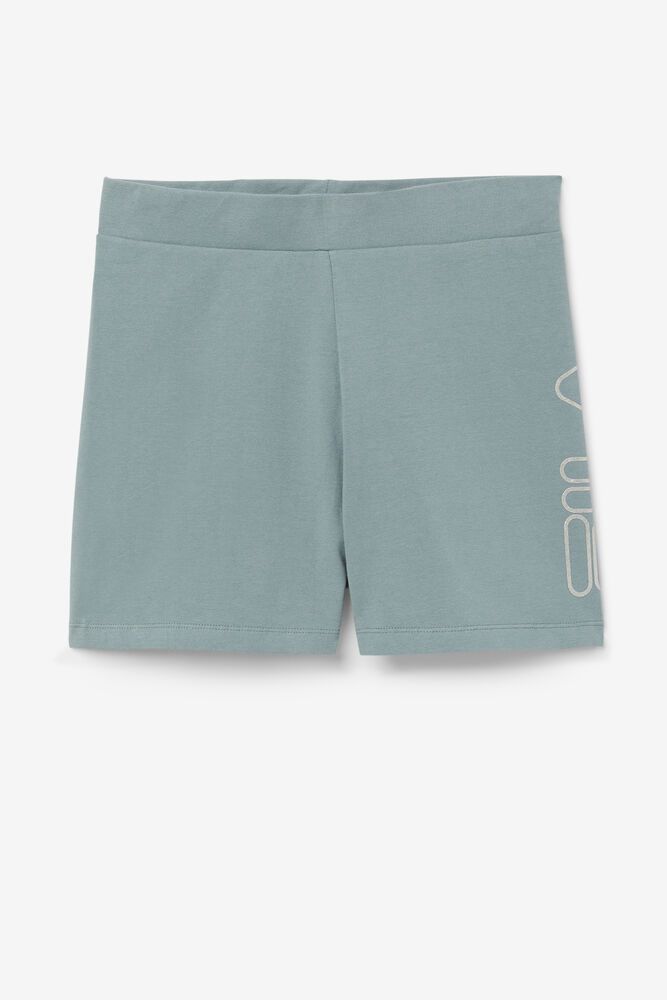 Fila Beatriz High Waist Bike Blue Shorts Womens - NZ 06573-VOZD